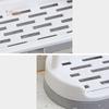 NO.HS Desktop Dish Towel Cleaning Sponge Holder Groove Organizer Storage Rack Towels Wash Cloth