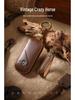New Handmade Genuine Leather Key Case for BMW MINI