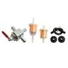 Steel Fuel Gas Petcock Cut Off Valve Kit With Dual Tank Configuration Perfect Replacement For Part Number For 482212