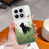 Case For Xiaomi 15T 15T Pro Adorable Astronaut Cat Anti-Fingerprint Fashion Transparent Housing For xiaomi15t 15tpro Protector