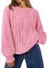 New Arrival 2025 - Women's Solid Color Casual Commuting Sweater Tops - European & American Style