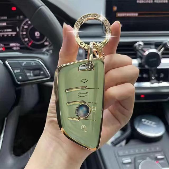 BMW Autoschlüsselhülle Hülle Hülle X1 X2 X3 X5 X6 F10 F20 F30 F15 F11 F25 525i 530i F48 E60 E87 M3 M4 G30 G20 Schlüsselanhänger Zubehör
