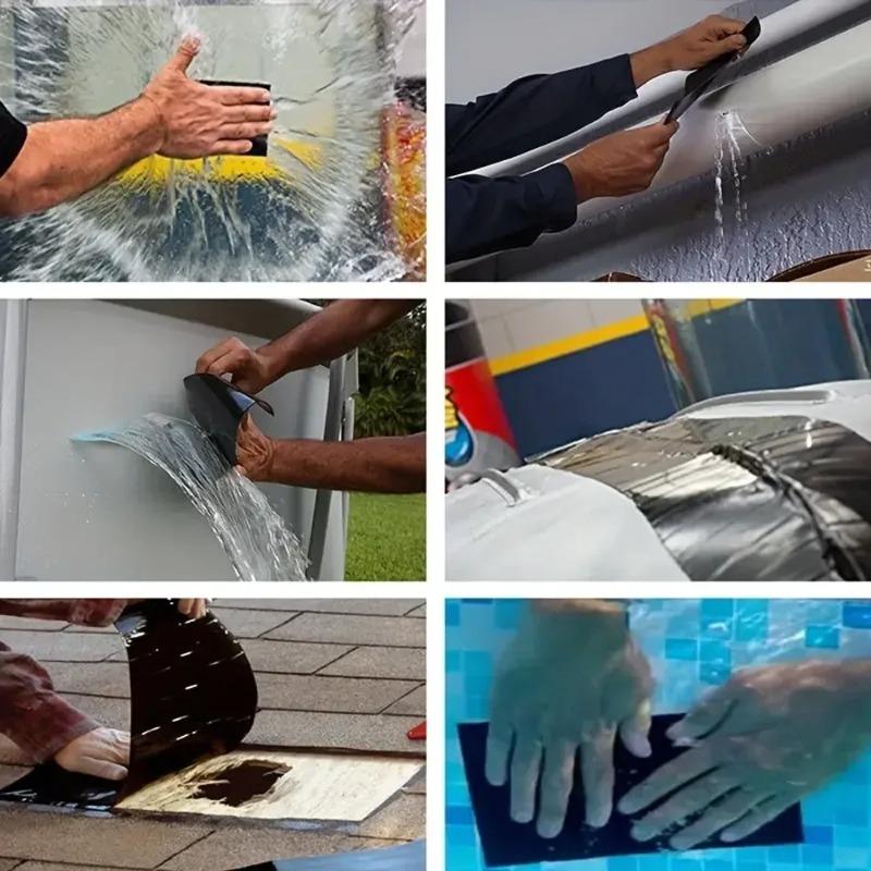 Super Glue Leak Repair Tape Rubberized Waterproof Tapes Anti Leakage Fix Tapes Stop Leak Seal Patch  Leaks Tape Duct Tape