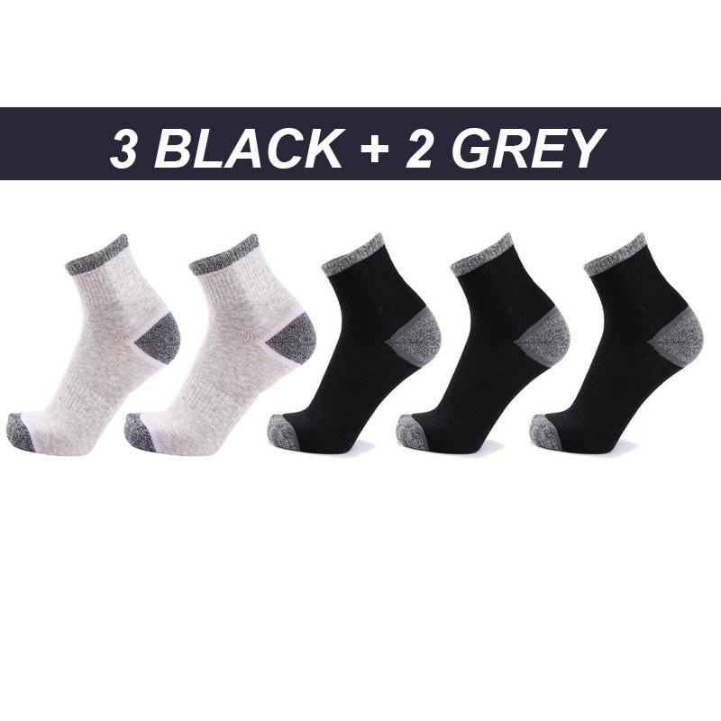 Chaussettes de sport en coton à séchage rapide pour hommes, 5 paires, chaussettes de sport, respirantes, thermiques, de Trekking, nouvelle collection automne hiver, EU38-45