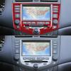 for Accord car interior modification carbon fiber central multimedia decoration stickers for 03-07