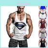 Vielseitiges Fitness Stringer Tanktop für Herren aus Baumwollmischgewebe