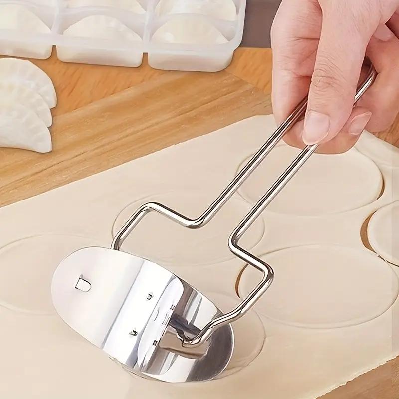 Stampo per ravioli fai da te, lama rotonda per tagliare la pasta, dispositivo per ravioli, involucro per ravioli, utensili manuali per la casa