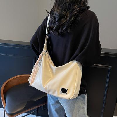 Retro Style Texture Tote Bag Women's Large Capacity 2025 New Simple Niche Shoulder Bag Fashion Trend Messenger Bag