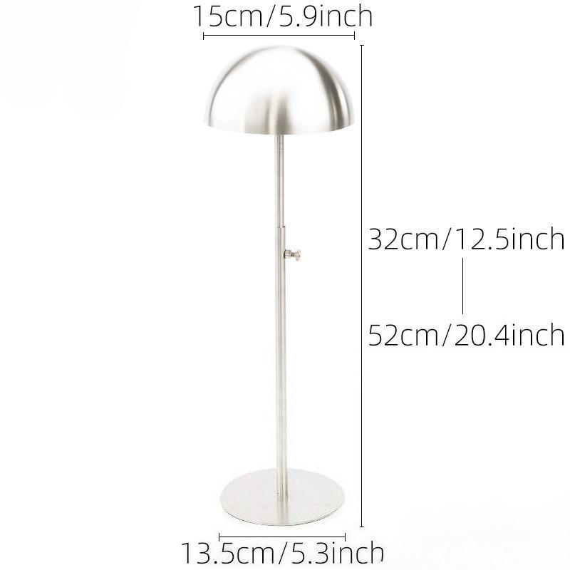 Adjustable Hats Hanger Holder Stainless Steel Hat Organizer Hanging Baseball Caps Display Stand Hanging Up Storage Accessories