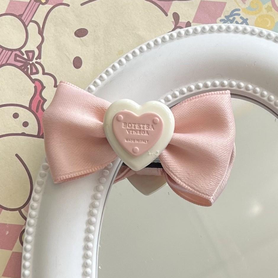 

Заколка-бантик Sweet Forest - средняя тканевая заколка-уточка для девочек