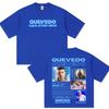 Rapper QUEVEDO Tour 2025 Graphic T Shirt Unisexs Women Retro Quality Fashion Tshirts Retro Oversized Cotton Tshirt Streetwear