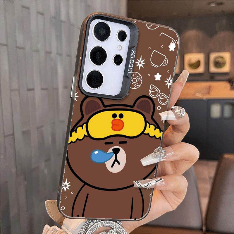 Cartoon Bear B-Browns C-Conys Soft Phone Case for Samsung A17 A16 A15 A14 A13 A57 A56 A55 A54 A53 A37 A36 A35 A34 A33 A26 A25 A2