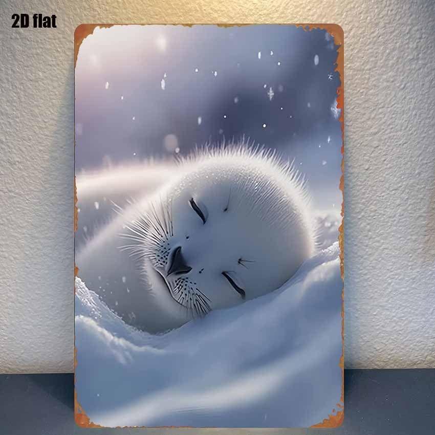 Retro Metal Sign Cute Pets Wall Decor Tin Plate Art for Living Room Bar Cafe
