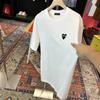 Summer fashion top: Loose neutral pure cotton American T-shirt daily wear for couples short-sleeved men pure cotton 2025