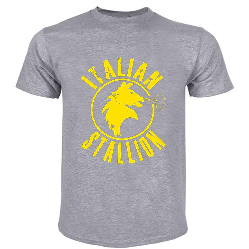 Italian Stallion Licensed mens cotton tshirt fashion tee-shirt male summer tops Summer t-shirt men drop shipping