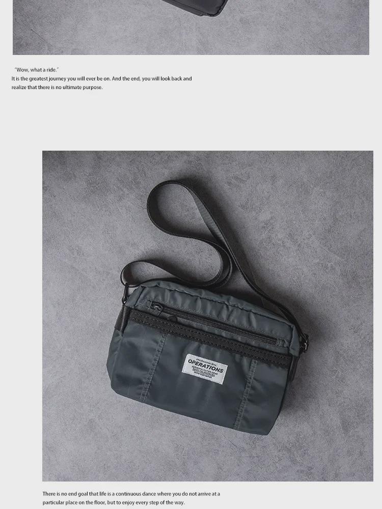 Herren Oxford Stoff Lässige Messenger Umhängetasche: Neuer Trend in der amerikanischen Street Fashion.