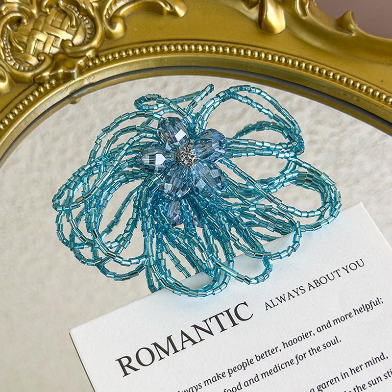 Handcrafted Beaded Jelly Shoes Shoes Buckles Sandals Accessory Diy Decorative Shoe Flower Slippers Jewelry Accessories