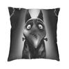 Tim Burton Horror Movie Sparkly Cushion Covers x Velvet Frankenweenie Throw Pillow Case for Sofa Car Square Pillowcase