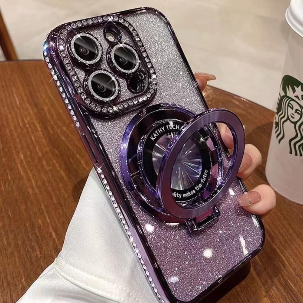 For IPhone 17 ProMax Luxury Diamond Goddess for Apple 16/14/15 Phone Case Ins Trendy Anti Drop Cover