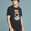 Summer Top Mens T Shirts Harajuku Casual Clothes Short Sleeve Fashion Astronaut Printed O Collared Tshirts Fashion Soft Pullover