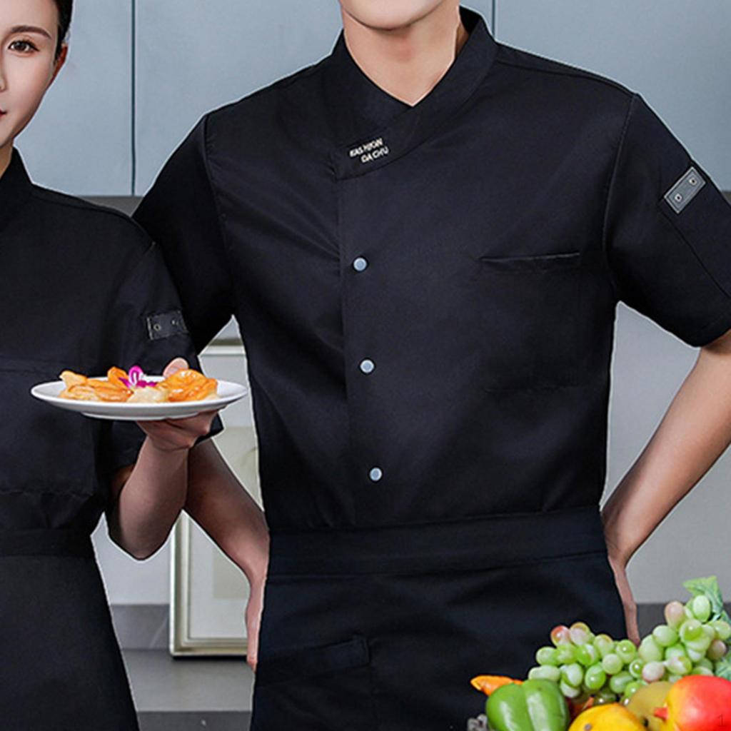 Chef Coat Jacket Apparel Clothes for Restaurant Culinary School Kitchen Hotel