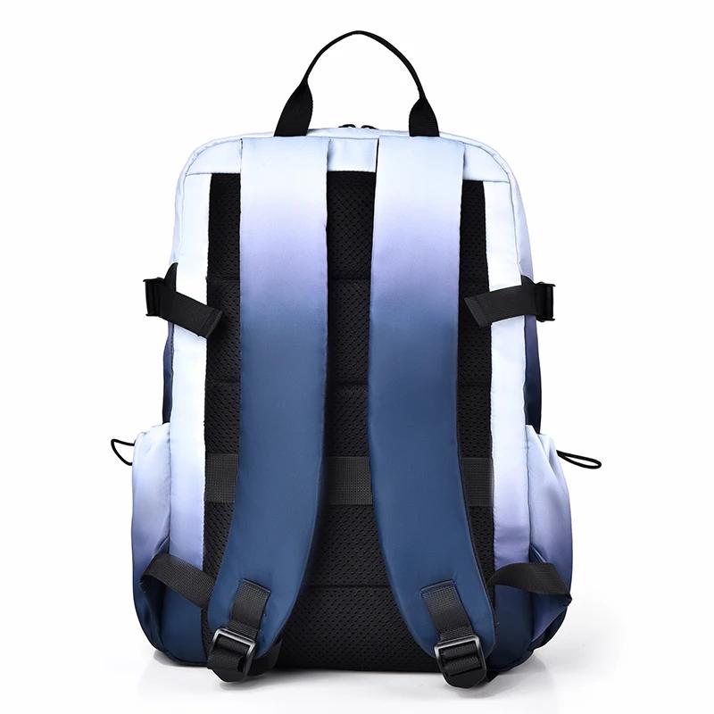 Gradient Color Men's Backpack Computer Backpack for Middle and High School Students New Fashionable Brand