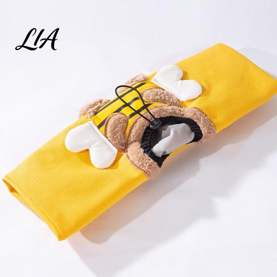 Washable Pet Travel Carrier Cat Purse with Head Hole, Breathable Canvas Tote, Cute Soft for Bee Dinosaur Bunny Shoulder Bag Puppies Cats Small