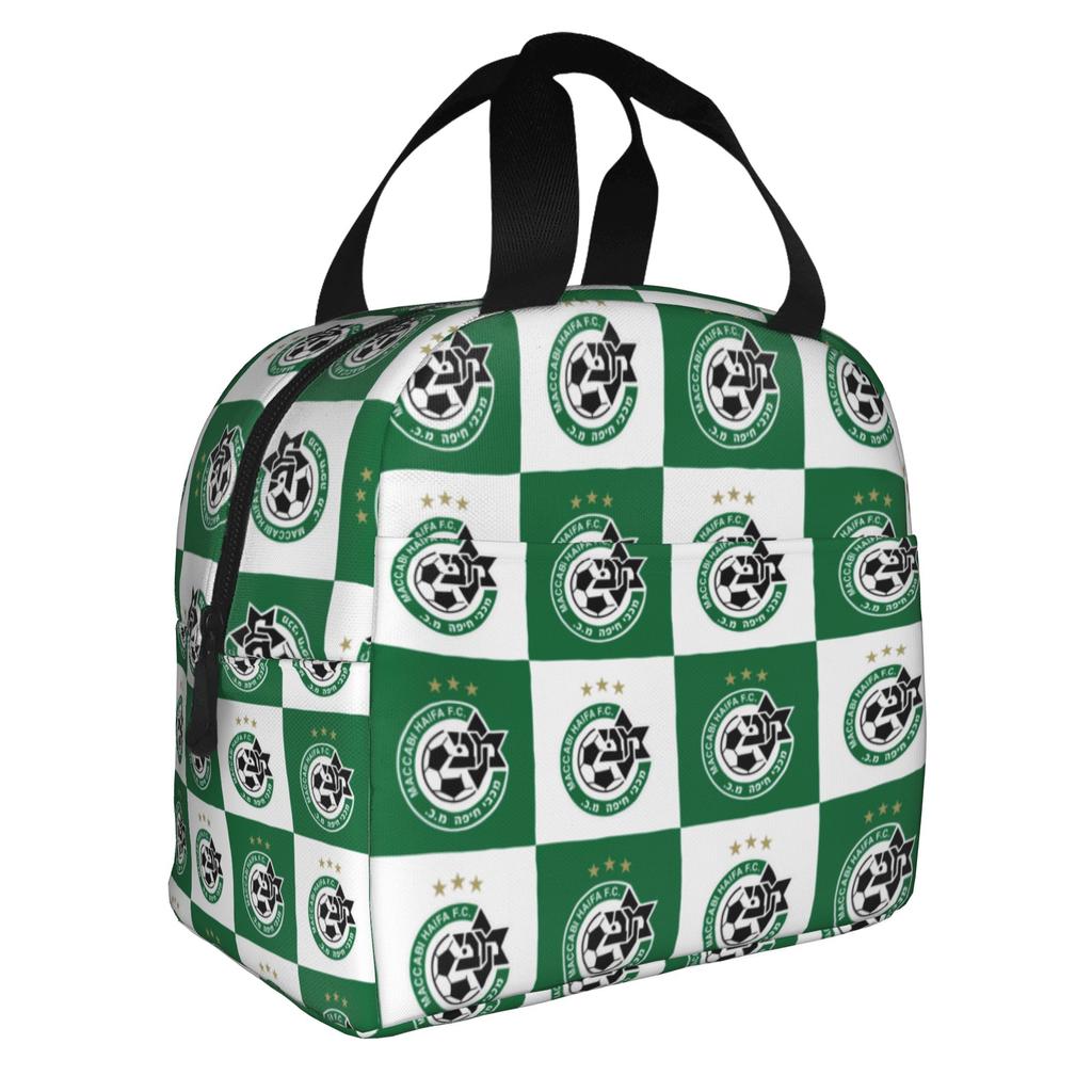 Footbally Beitar Jerusalem FC Soccer  Insulated Lunch Bag for Work School  Waterproof Cooler Thermal Lunch Box Women Men
