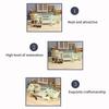 Miniature Baby Crib 1:12 Scale Dollhouses Furniture Nursery Bed Wooden Mini Cradle Dollhouses Accessories House Bed