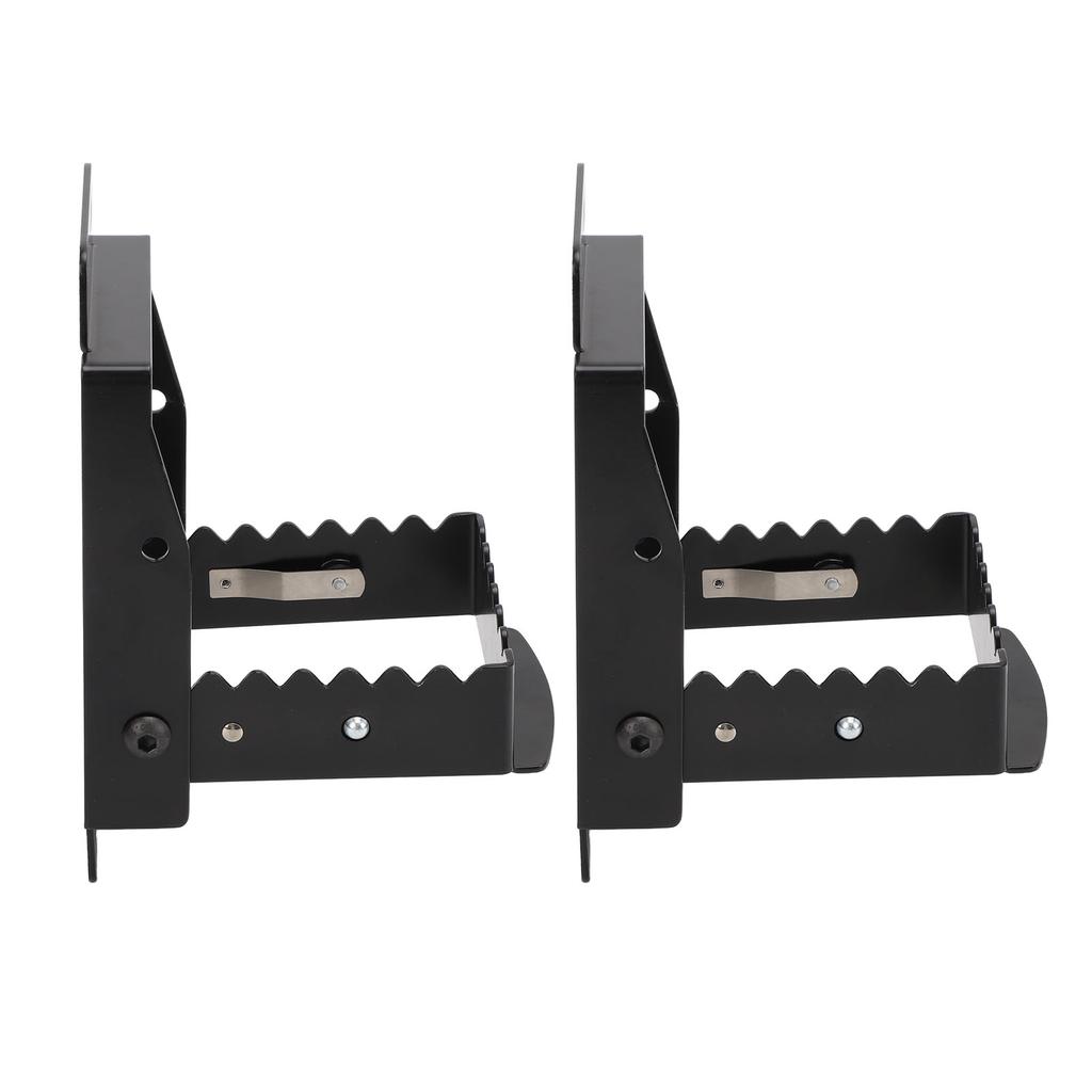 ATV Footrests Anti Slip Universal Foldable 4 Wheel Rear Passenger Foot Pegs Pedal Replacement for Polaris Sportsman