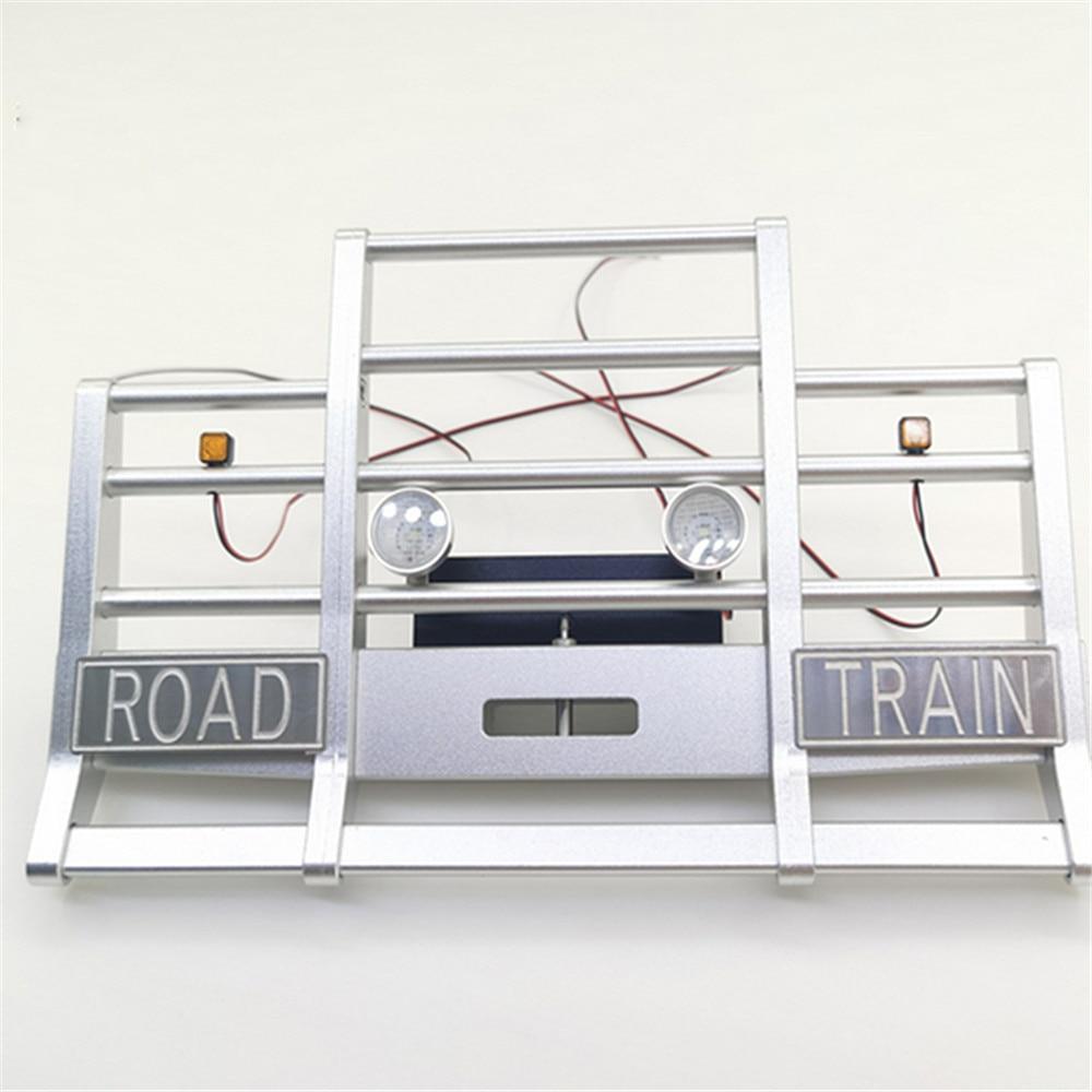 VAJJEXRC Metall Frontschürze Mit Licht Für 1/14 RC Tamiya GRAND HAULER 56344 56301 Traktor