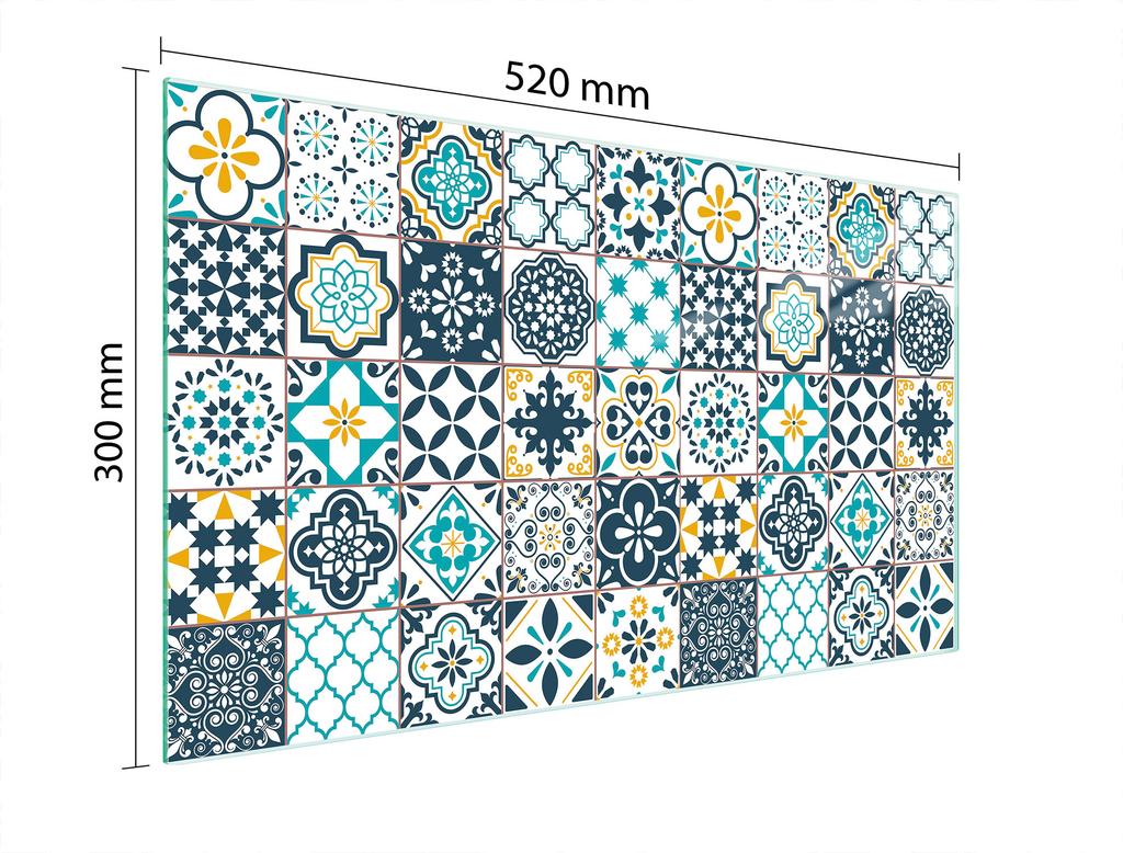 SZKLANA DESKA DO KROJENIA 52x30 MOZAIKA