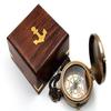 To My Daughter Graduation Day, Birthday Gifts Replica of  Brass Camping Compass with Wooden Case Home Décor  Working..