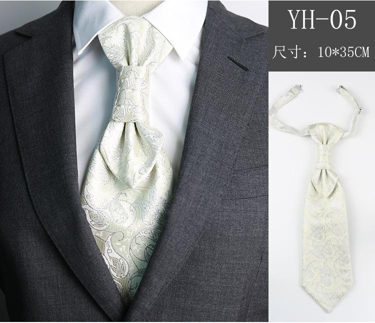Men'S Tie, Wedding Groom Dinner Meeting Suit Gentleman'S Dress British Burgundy Silk Hong Kong Knot