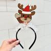 Sweet Christmas Antler Bow Headdress - Festive Fairy Hair Accessory