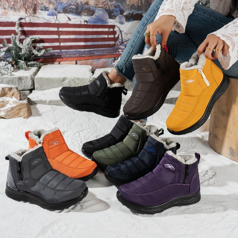 Cotton shoes women's winter thickened warm snow boots large size women's short boots direct sales