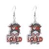 2023 Mother's Day Rainbow Wood Pendant Earrings - Holiday Party Jewelry