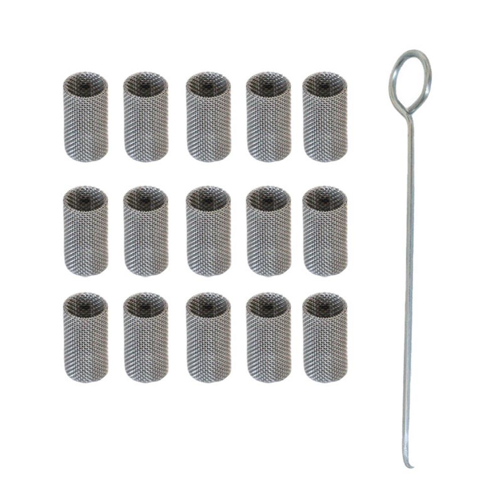 15Pcs Glow Plug Burner Strainer Screen with Tool Kit For Eberspacher D2 D4 D4S
