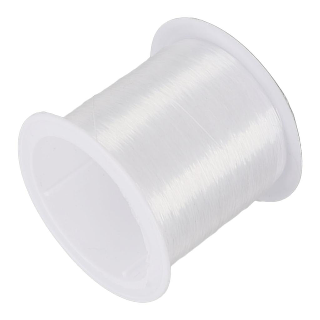 1 Roll Clear Nylon String Cord 0.2mm   142yd Nylon Thread for Aquarium Landscaping Jewelry Bracelet Making