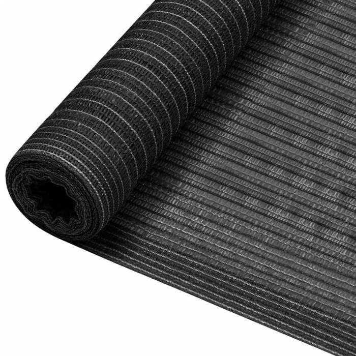 VidaXL Filet brise-vue Anthracite 1x10 m PEHD 150 g/m² 149281