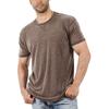 Men's Short Sleeve T-Shirts Casual Blouse Round Neck Tee Shirt Summer Soft Tops