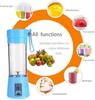 380ml Travel Portable Blender Electric USB Mini Juicer Blender For Shakes Smoothies Great for Mixing Lightweight Ffor Kitchen