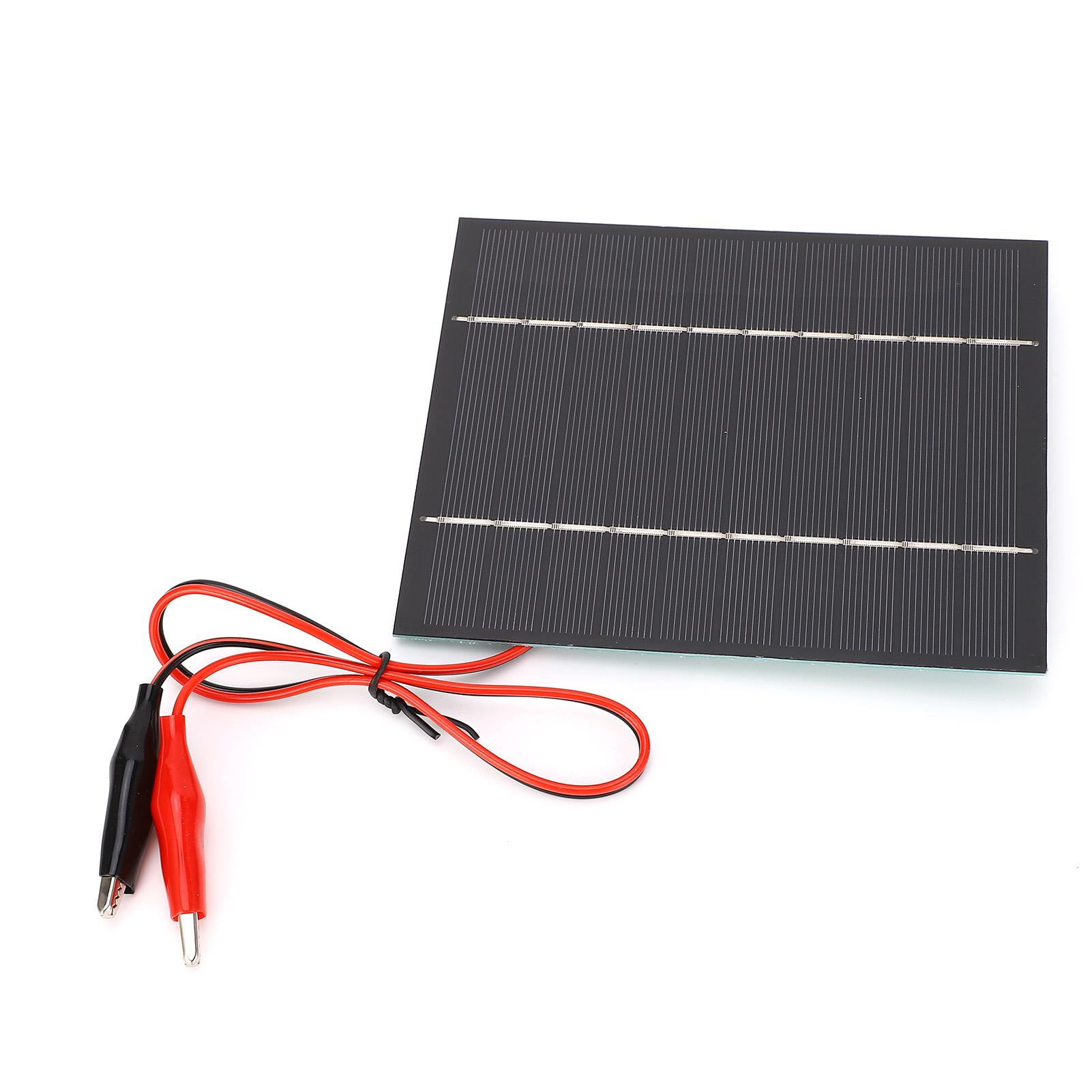 

Солнечная панель с зажимом 3,5 Вт 5 В Монокристаллический кремний Портативная USB солнечная панель для улицы