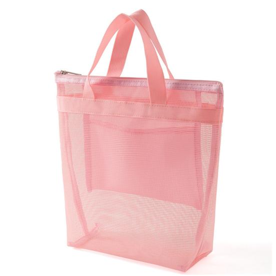 Item Storage Reusable Convenient Transparent Visible Toys Cosmetic Mesh Storage Bag Organizer Pouch Travel Storage Bag