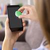 6Pcs Mobile Screen Wiper Eyeglasses Lens Cleaning Cloths Portable Phone Glasses Cleaner Screen Wiper Mobile Hanging Decor