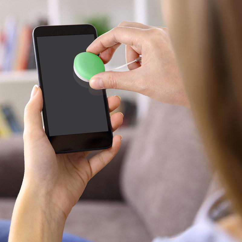 6Pcs Mobile Screen Wiper Eyeglasses Lens Cleaning Cloths Portable Phone Glasses Cleaner Screen Wiper Mobile Hanging Decor