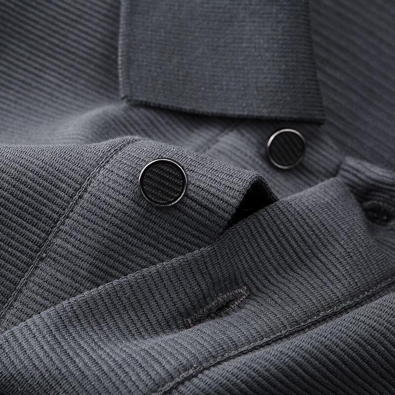 Men's Plus Size Cotton Blend Long Sleeve Polo Shirt