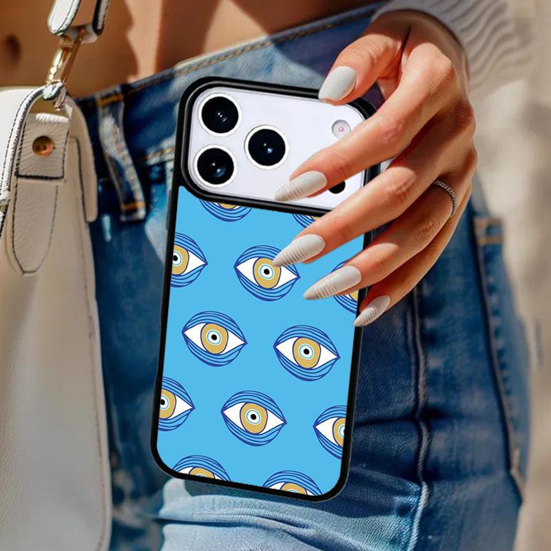 EVIL EYE Collage Phone Case For iPhone 17 Air 14 15 13 12 Max Cover For Apple 14 15 16 16e 11 Pro Max Plus