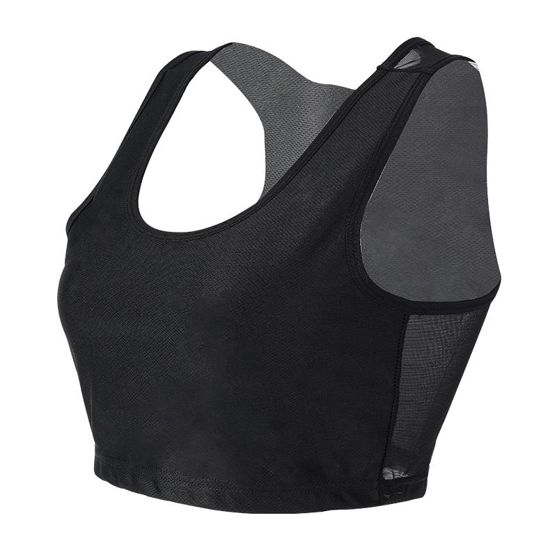 Women Seamless Summer Short Vest Flat Breast Binder Breathable Tank Top Shaper Bustier Corset Tomboy Underwear
