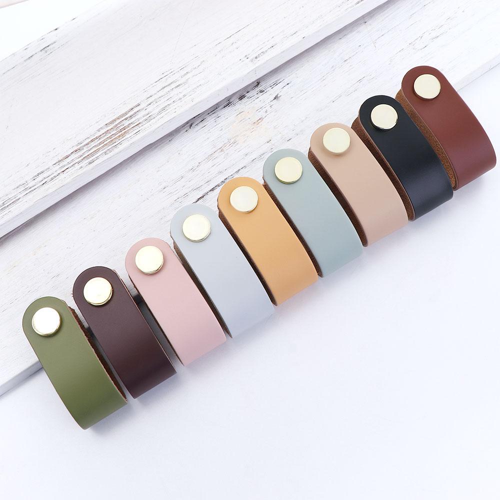 Küchenschrank Schrank Weiche Beschläge Türgriffe Schubladengriff Ledergriff Möbelknöpfe